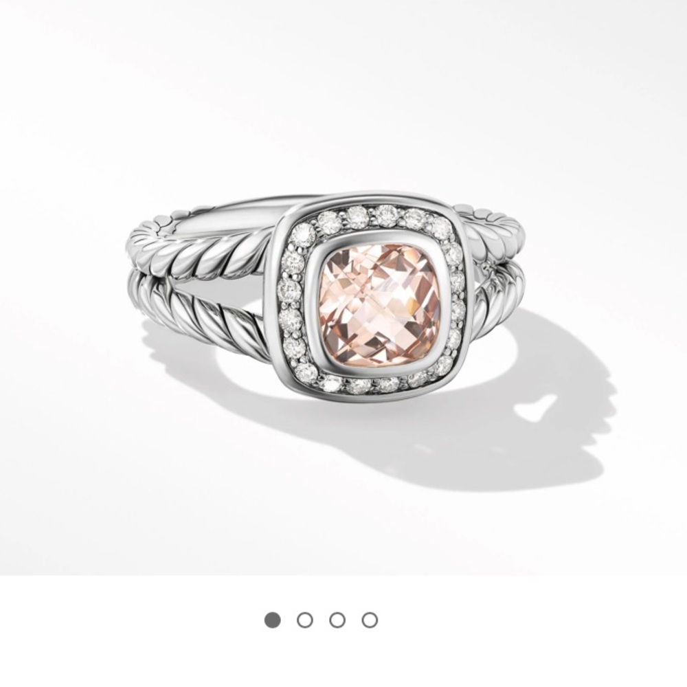 David Yurman Petite Albion ring in Morganite